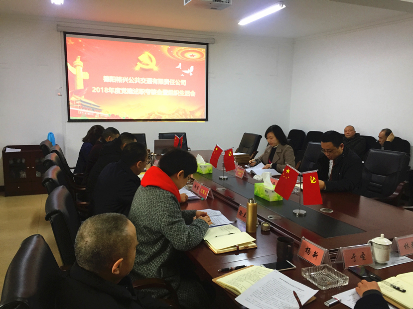 集團(tuán)公司開展2018年度基層黨組織抓黨建、黨風(fēng)廉潔建設(shè)專項(xiàng)述職考核